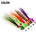 Long Casting Sinking Lead Fish Small Jig VIB With Tied Feather Hook Metal Hard Bait Lure_desvips.com