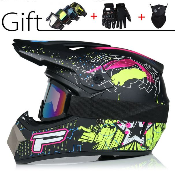 Off road non helmet motorcycle small off road helmet racing lightweight mountain full helmet with wind goggles helmet_desvips.com