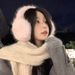 Large Plush Anti-Fox Fur Muffs Warm Covers For Women Winter Cold-Proof Ear Warmers Thickened Easy To Store Face Slimming_desvips.com