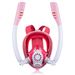 New snorkeling Sanbao swimming snorkeling mask for children Full face double tube silicone snorkeling mask_desvips.com