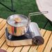 Stainless Steel Camping Kettle - Portable Outdoor Tea Kettle For Hiking (Foldable Handle Compatible With Gas Stove & Campfire Compact Travel Design)_desvips.com