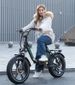 EU Warehouse Folding Electric Bike 20" 500W 48V Fat Tire E-Bike 120km Long Range Dual Battery Foldable Ebike For Adults_desvips.com