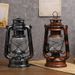 Vintage Old Style Kerosene Lamp Portable Camping Lantern Bar Coffee Restaurant Decoration Ornament Photography Prop_desvips.com