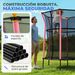 Cama Elástica Infantil Trampolín Para Niños +3 Años Con Red De Seguridad Ø163,5x190 Cm Rosa_desvips.com