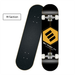 31-Inch Double Kick Skateboard, Professional Maple Deck, Beginner-Friendly Street Skateboard For Men & Women_desvips.com