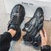 Men's Spring All-match Leisure For Teenagers Running, Non-slip Travel Sports, Thick Soles, Height-enhancing White Daddy_desvips.com