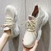 Popular Autumn Sports Women, Stylish And Versatile, Elastic Student Version, Fly-knit Breathable Ultra-light Running_desvips.com
