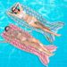 Glitter Mermaid Inflatable Floating Row Fish Tail Adult Water Inflatable Floating Bed Ride Toy_desvips.com
