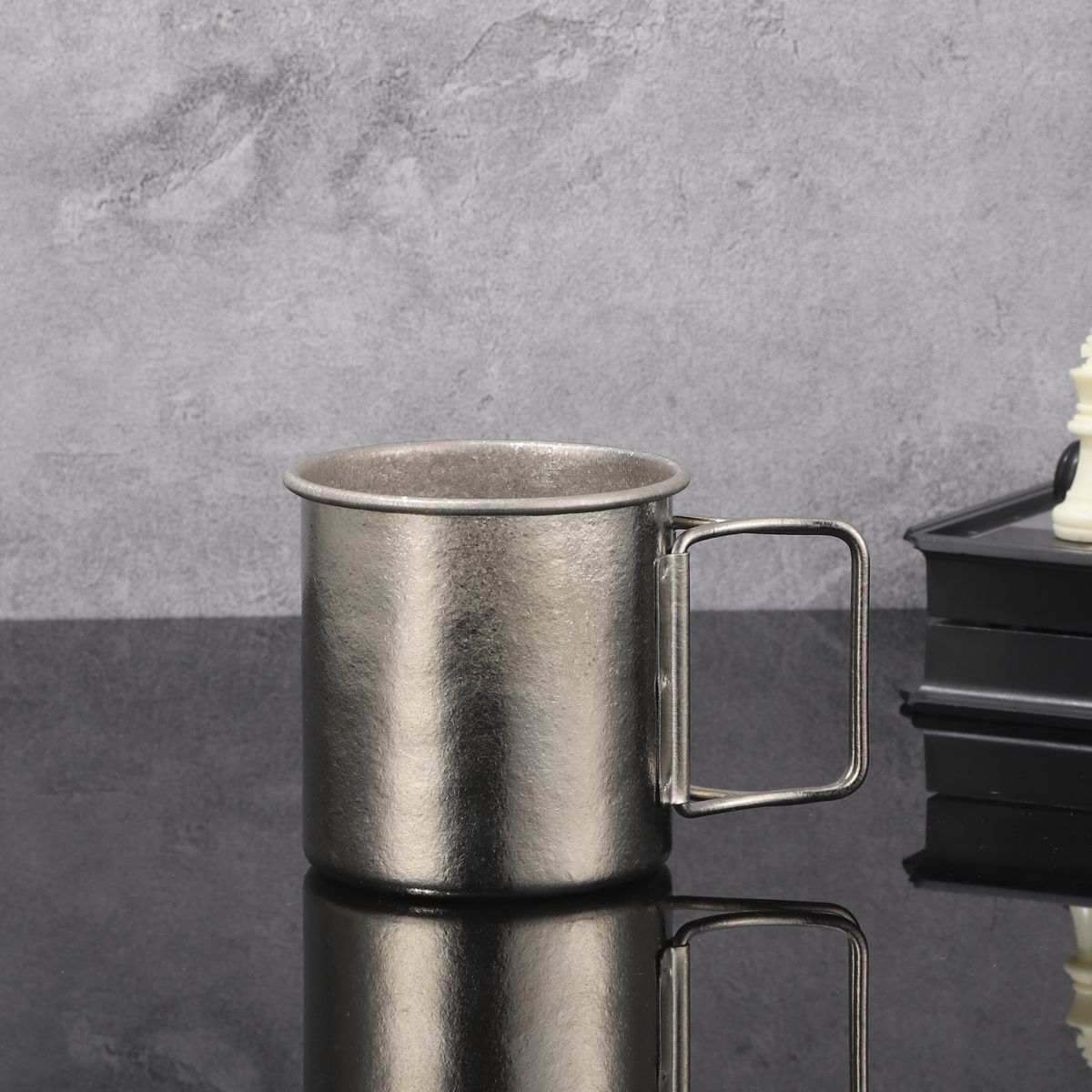Outdoor Sports Bott, Space Flask, Simp Pure Titanium Vacuum Water Bott With Hand, Portab Insulated Cup_desvips.com