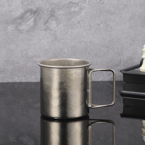 Outdoor Sports Bott, Space Flask, Simp Pure Titanium Vacuum Water Bott With Hand, Portab Insulated Cup_desvips.com
