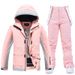 001 For Men Women, Snowboard Skiing Jacket And Pants, Warm Ski Suit Set, New Cross-Border Style_desvips.com