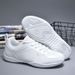 Womens White Cheer Shoes Professional Cheerleading Dance Footwear Lightweight Aerobics Sports Sneakers D25_desvips.com