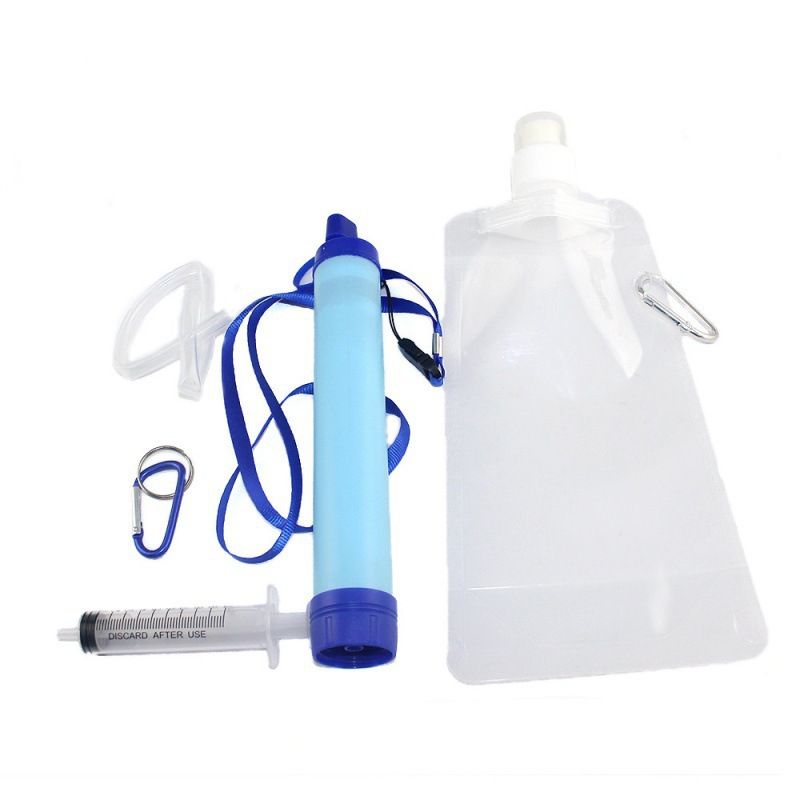 Outdoor Wilderness Cooking Emergency Survival Filter First Aid Self-Rescue Water Purifier_desvips.com