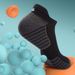 Men's Running Casual Low Top Business Breathable Buffering Sports Cotton White Black Socks_desvips.com
