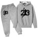 New Unisex Autumn Winter Hooded Sweatshirt Loose Fashion Casual Sports Comfortable Pullover Set_desvips.com