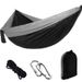 Outdoor Nylon Parachute Cloth Hammock Single Double Camping Riding Indoor Leisure Swing Hanging Chair_desvips.com