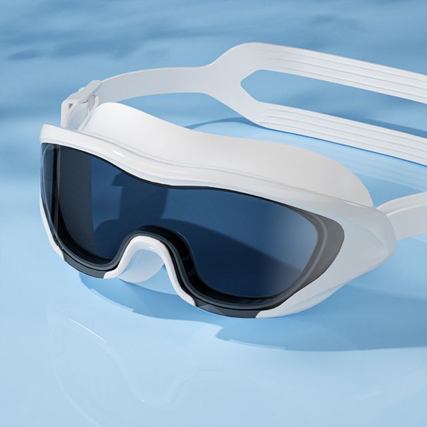 Goggles HD Anti-Fog Waterproof Swimming Glasses For Women And Men Large Frame Adult Swim Cap Equipment_desvips.com