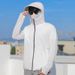 Unbeatable Quality Sunscreen Suit For Summer Ice Silk Elastic Breathable UV Resistant Jack, Men's And Women's Same Style Hooded Skin_desvips.com