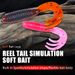10pcs/bag Shad Soft Bait Creature Baits Soft Bait Crappie Predator Fishing Pike Soft Rubber Bait Fishing Accessories_desvips.com