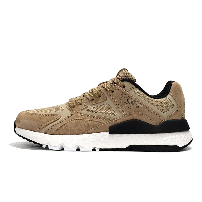 TREEPERI 004 Suede Trainers Sneakers Black Olive Mens Light Tan Casual Shoe Womens Lace Up Life Style Sports Men_desvips.com