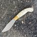 Hao Niu Jiao No Steel Core Full Grain Damascus Italian Home Outdoor Sharp Shaving Folding Pocket Knife_desvips.com