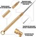 Titanium Alloy Brass Creative Combination Stainless Steel Portable Fruit Toothpick Outdoor Tool_desvips.com