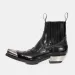 Stylish Vintage Leather Retro Mature Women Ankle Boots Thick Heels Shoes Woman Autumn Winter OL Boot Shoe Gothic Rock_desvips.com