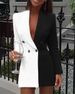 Women's Fashion Professional V-neck Cardigan Small Suit Small Suit_desvips.com