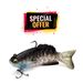 VTAVTA Special Offer 9.5cm 20g Sinking Swimbait Shad Trout Bass Dark Sleeper Soft Lure (Limited)_desvips.com