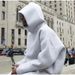 NOKOMETA Trendy Brand High Street Loose Fleece Hooded Sweater Loose Drawstring Sweatpants Set Men And Women The Same Style_desvips.com
