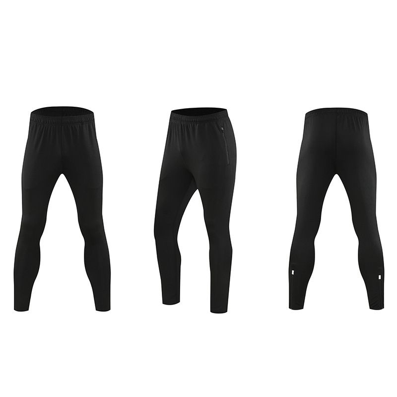 Half-Zip Long Sleeve Football Training Suit Set For Children And Adults, Autumn And Winter Football Jersey, Outdoor Running Sports Casual Wear_desvips.com