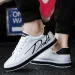 Fashion Mens Leather Waterproof Man Running White Black Boys Casual Shoes Lace Up Male Sneakers Tenis Masculino_desvips.com