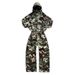 American Style New Trendy Unisex Outdoor Camouflage Forest Pattern Fashion Loose Digital Print Hoodie Set_desvips.com