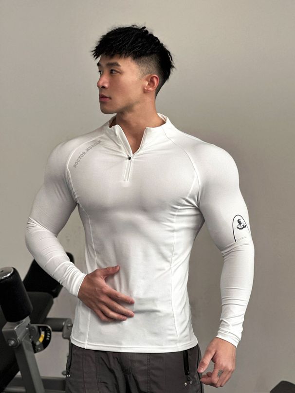 Technology Series Sports Fitness Cycling Men's Running Long Sleeved Tight Fitting Clothing High Elasticity Quick Drying_desvips.com