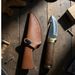 QASAS Handmade Hunting Knife With Full Tang Construction, 8.5-Inch Overall Length, Featuring A 4-Inch Stainless Steel Gut Hook Blade And A 4.5-Inch As_desvips.com