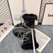 2025 New Waterproof Snow For Women Sheepskin Warm Thick Sole Lace-Up Non-Slip Fur Integrated Fashion Short Boots_desvips.com