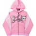 Long Sleeve Pullover Printed Pattern Sweatshirt And Sweatpants Set Street Hoodie American Style_desvips.com