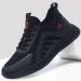 Men's Breathable Running Casual Sporty Korean Style Soft Bottom Black Versatile Shoes For Students_desvips.com