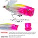 Long Casting 8.5cm 19.5g Golden Blood Groove Hook Lure Floating Biomimetic Plastic Bait_desvips.com
