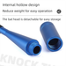 Cross-Border Portable Aluminum Alloy Detachable Lure Metal Fish Hammer Outdoor Fishing Tool_desvips.com