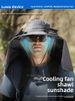 Luwa Summer Wide Brim Sun Protection Neck Guard Fisherman For Men With Fan Solar Charging Outdoor Fishing Hat_desvips.com