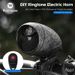 4-in-1 Bicycle Bell Horn With Anti-Theft Alarm Headlight Remote Control Waterproof Rechargeable Safety Accessories_desvips.com
