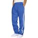 Men's And Casual With Velvet, Color Blocking, Tied Ankle Pants, Loose Workwear, Sports Pants For Men_desvips.com