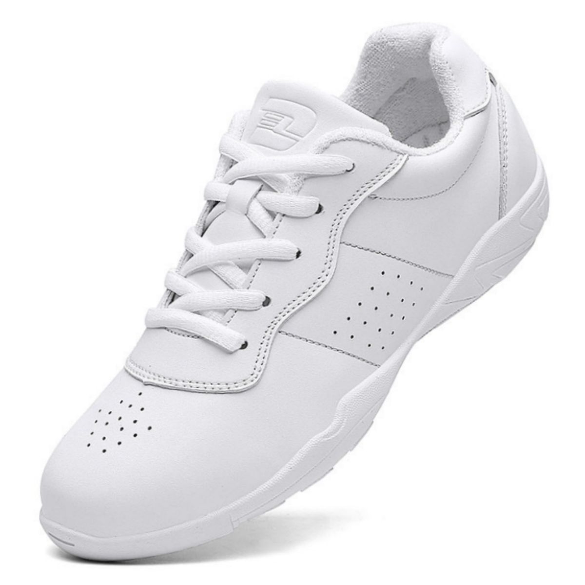 White Cheerleader For Women Girls Durable Cheerleading Dance Sneakers Fitness Sports Shoes 9211_desvips.com