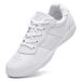 White Cheerleader For Women Girls Durable Cheerleading Dance Sneakers Fitness Sports Shoes 9211_desvips.com