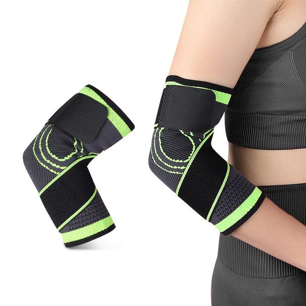 in stock Breathable Nylon Knitted Elastic Pressurized Elbow Protector Elastic Pressurized Sports Elbow Protector Skin Breathable and Moisture-Draining_desvips.com