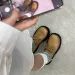 Stylish Comfortable Spring Autumn Leather Loafers Man Women Chunky Heel Business Round Toe Lace Up Vintage British Flair_desvips.com