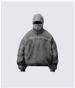2025 American Style Trendy Brand Single Long Eye-Exposing Hat Design Hooded Cardigan Sweatshirt Full Face Zipper_desvips.com