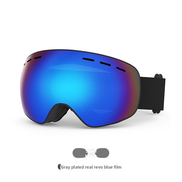 Vision 2025 New Outdoor Ski Gear Frameless Unisex Goggles Anti-Fog Double Layer_desvips.com