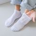 Men's & Women's Breathable Cotton Ankle Socks - Anti-Slip Cushioned Sports Socks With Moisture-Wicking Towel Sole - Unisex Low-Cut Casual Socks_desvips.com